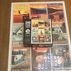 American flat puzzle